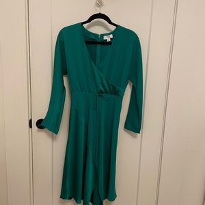 Cushnie Party Dress -Green Satin